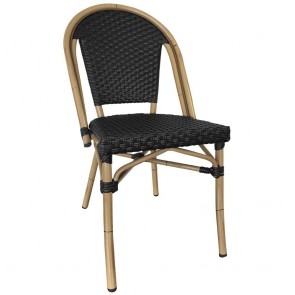 Paris Wicker Outdoor Cafe Chair