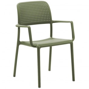 Gia Outdoor Resin Arm Chair Stackable 8 High